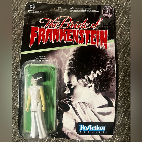 super7 Other - NWT Rare Universal Monsters The Bride of Frankenstein Reaction Figure